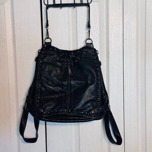 UTO Rivet Studded Backpack Purse